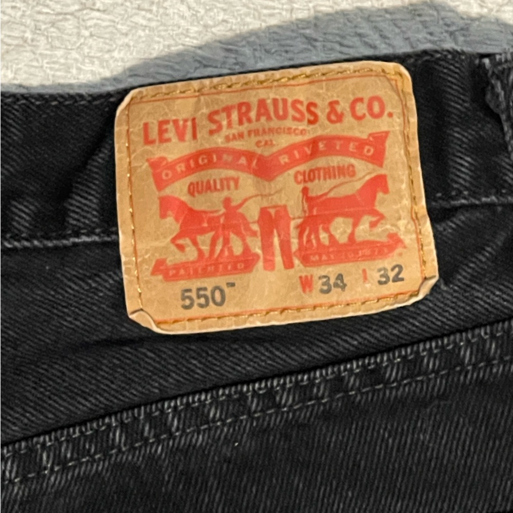 Men’s Levi 550, 100% cotton jeans